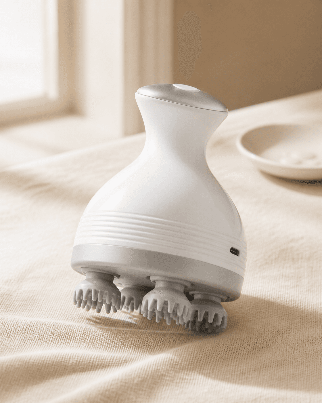 ScalpRevive Four-Head Massager in Pearl